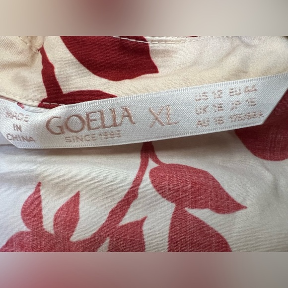 Goelia Rose Print Knotted Women Mini Dress - Picture 5 of 8